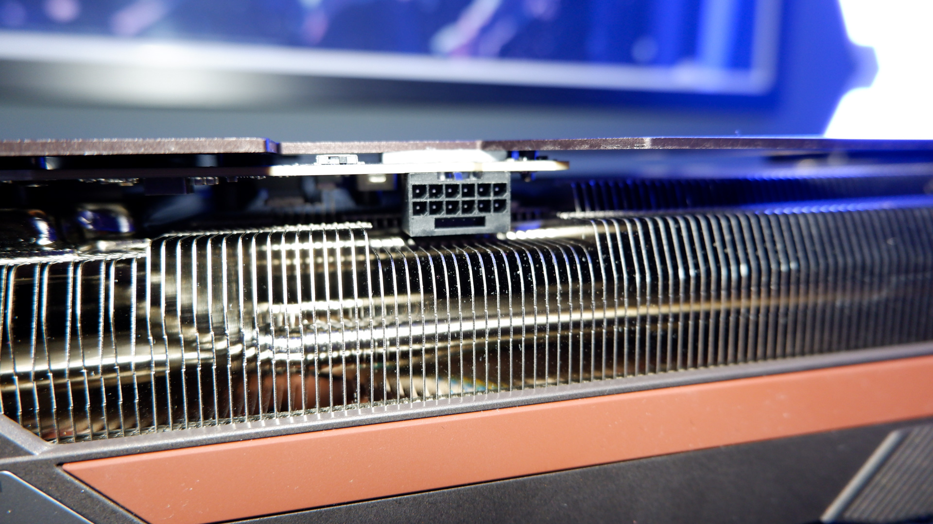 A huge Asus RTX 5080 Noctua Edition GPU with a matching Noctua gaming PC.