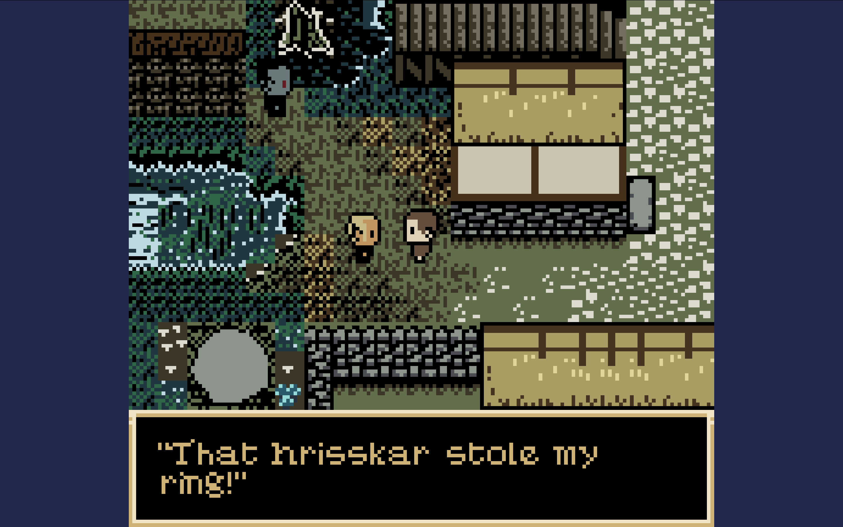 Fargoth laments his lost ring.