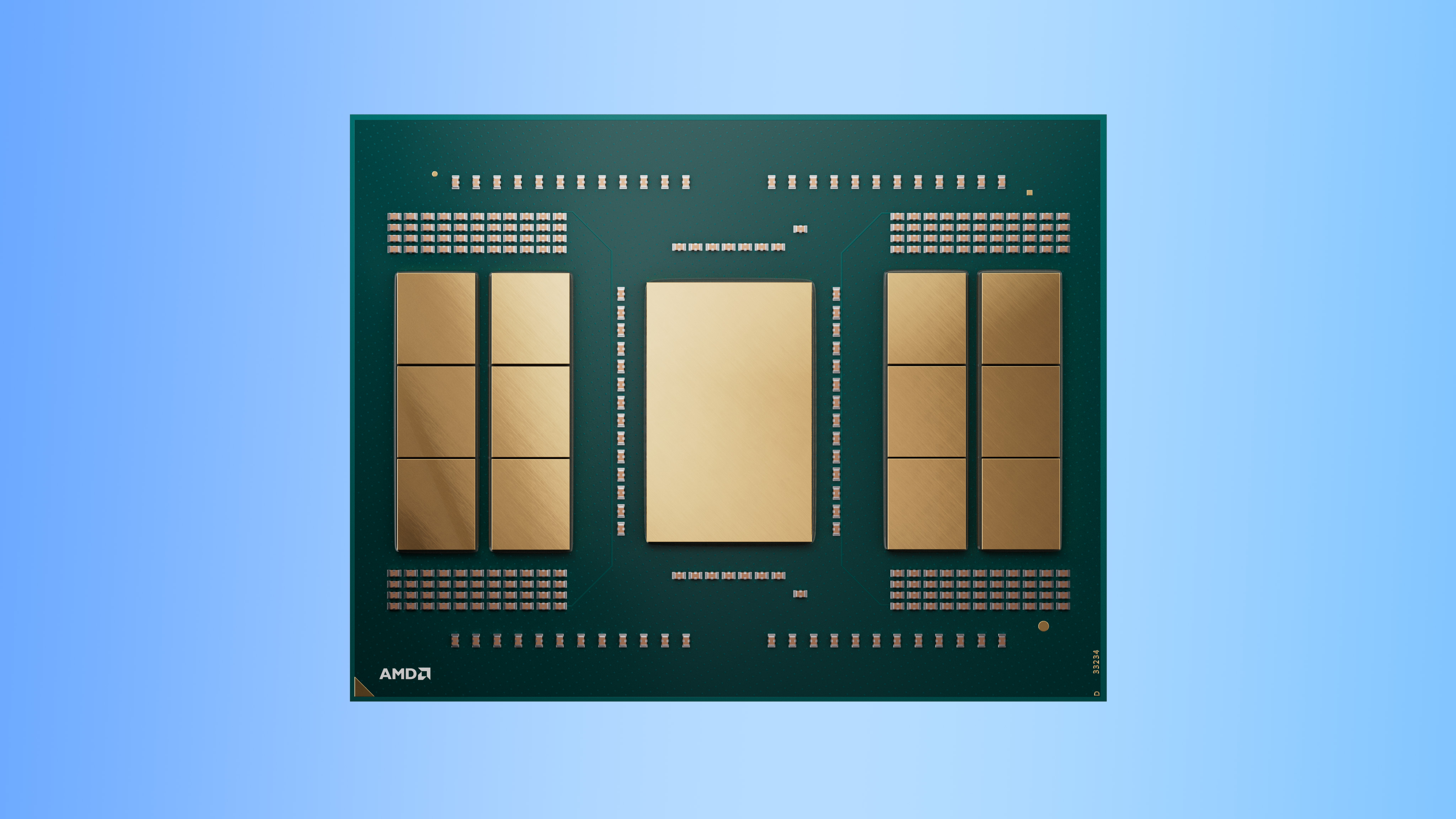 AMD Ryzen Threadipper 9000 Series chip renders.