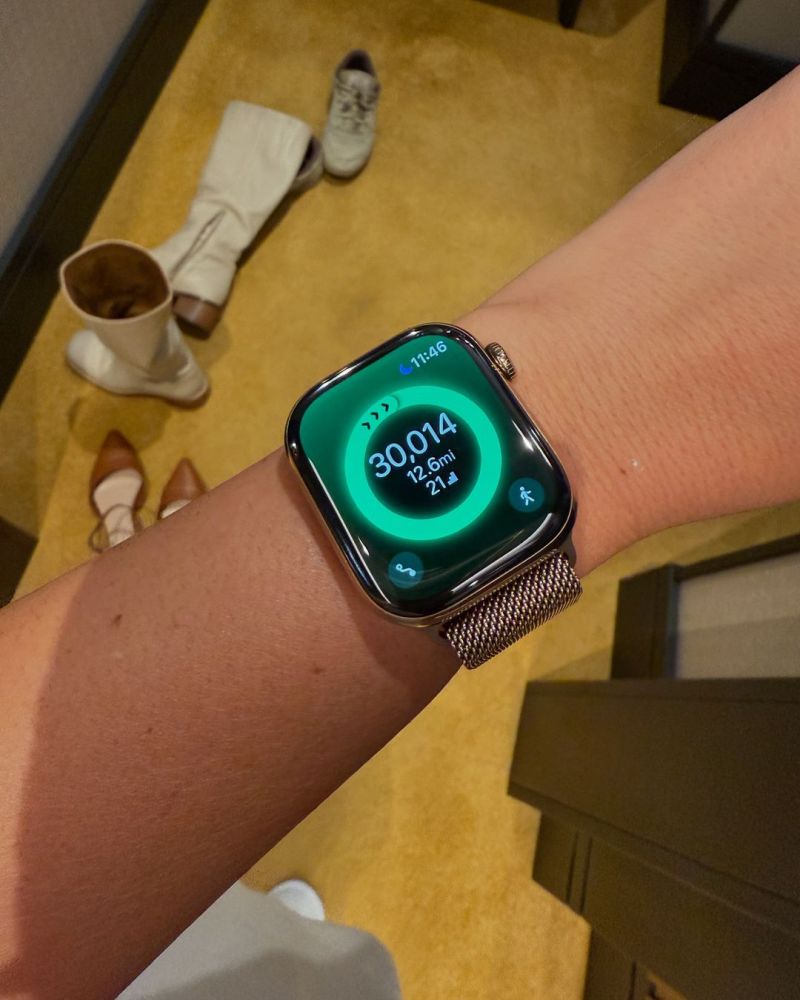 apple watch 30,000 steps italy blogilates