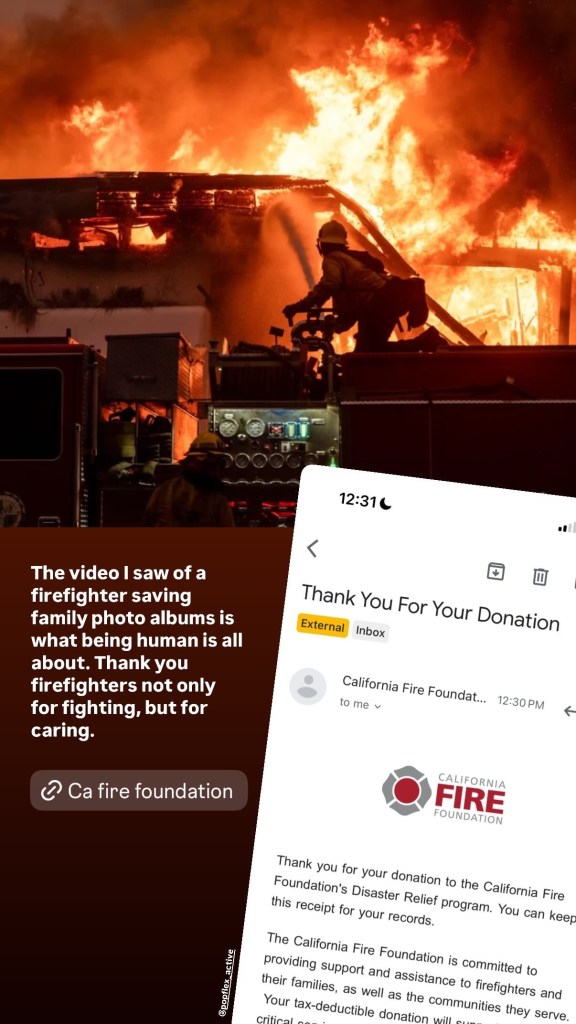 california fire foundation LA fires donate