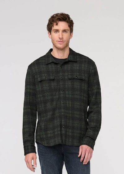 DUER Performance Flannel Button Down Shirt 