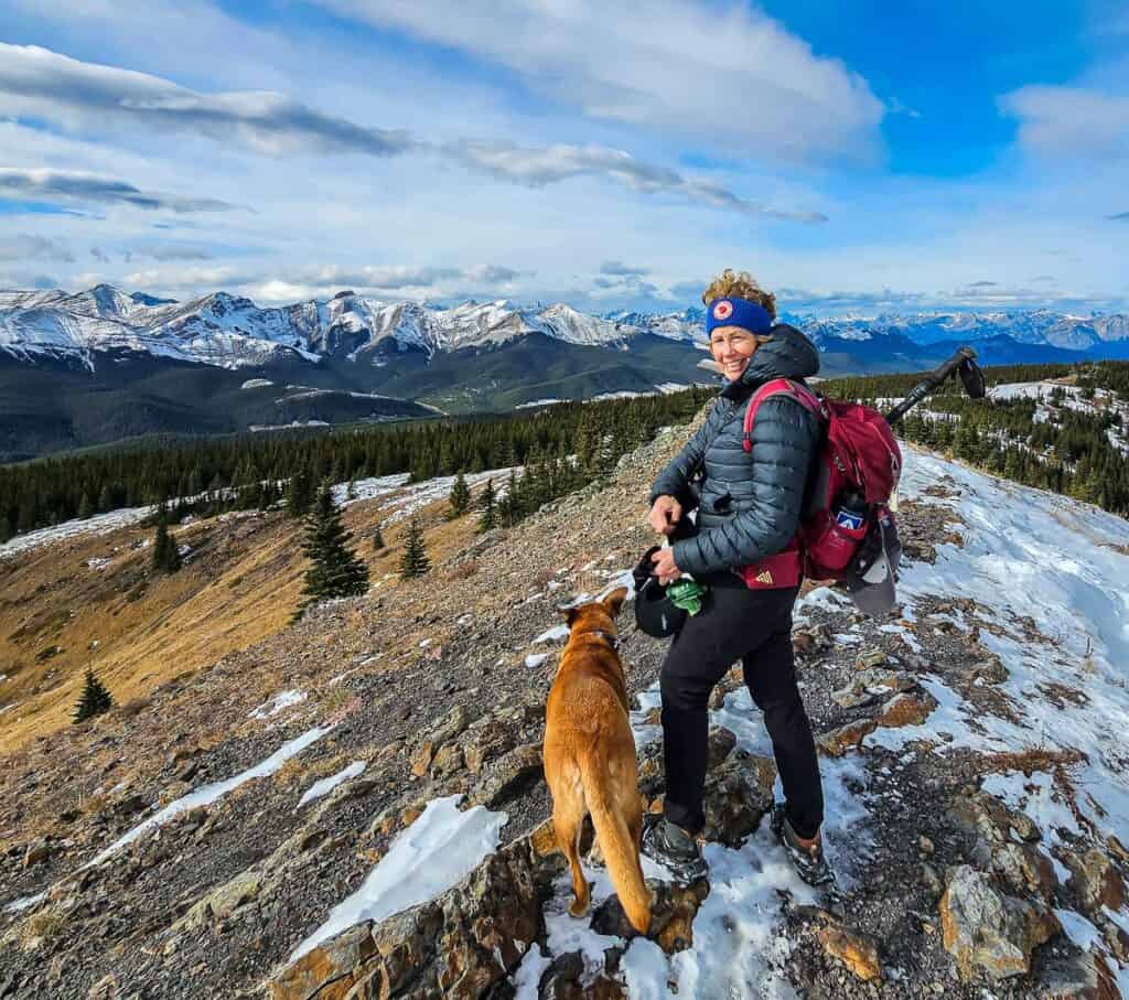 Me on the summit of the Jumpingpound Trail