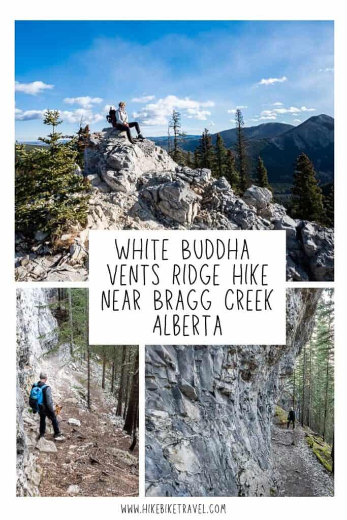 White Buddha Vents Ridge hike near Bragg Creek, Alberta
