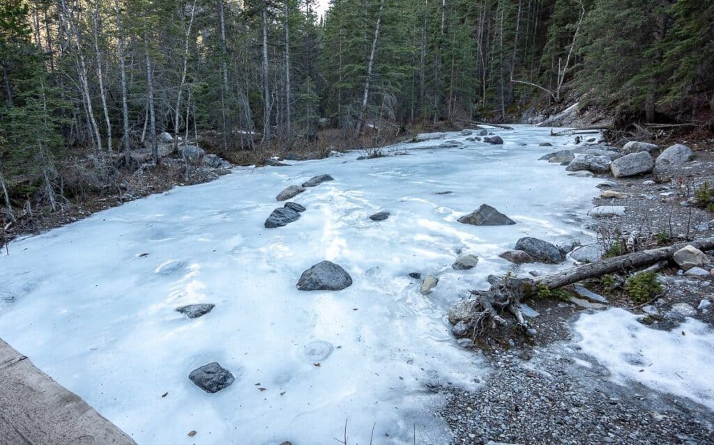 Frozen Heart Creek in February