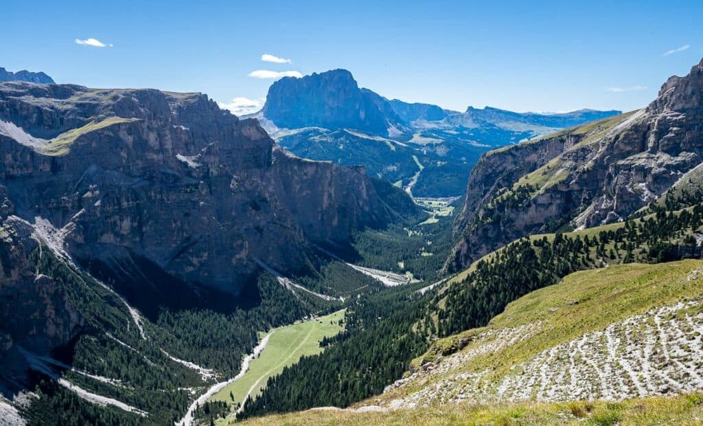 Gorgeous views on the way to Puez Hut