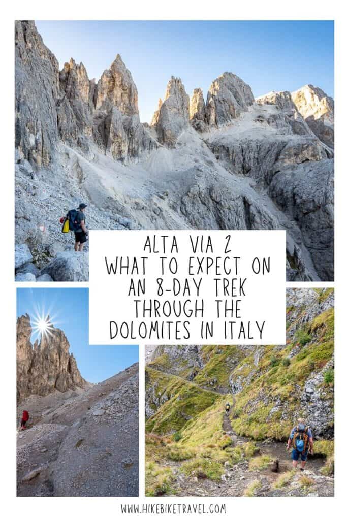 Alta Via 2 - What to expect on an 8-day trek through the Dolomites in Italy