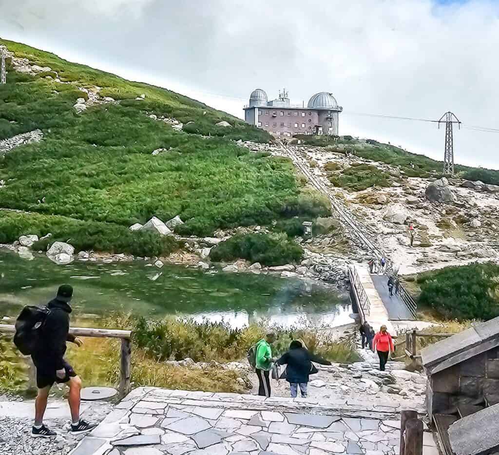 Getting to the start of the Zelene Pleso hike