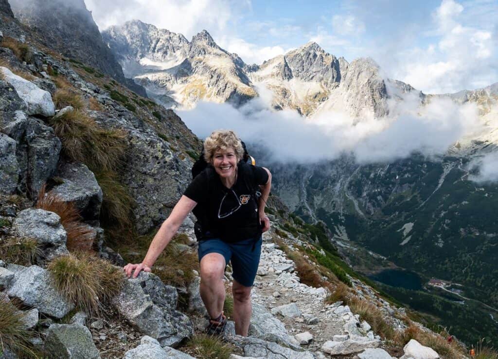 I quite enjoyed the mountain scenery on the Zelene Pleso hike
