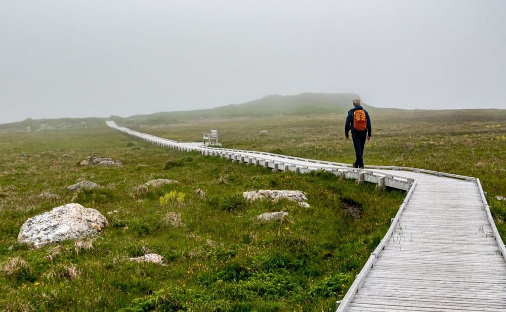 It's easy walking once you're on the boardwalk