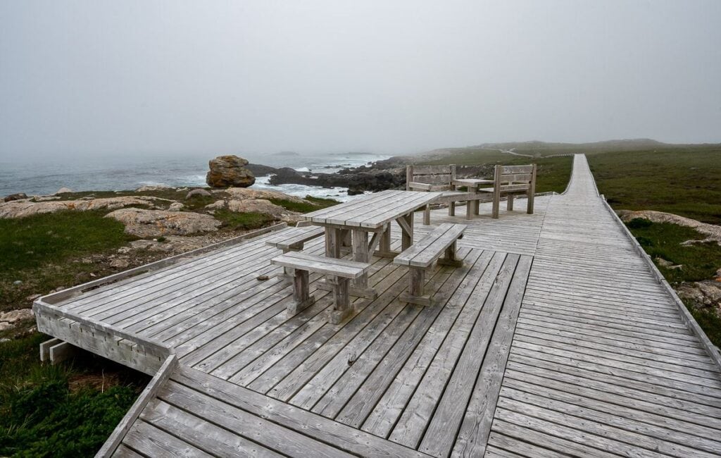 I was impressed with all the seating along the boardwalk