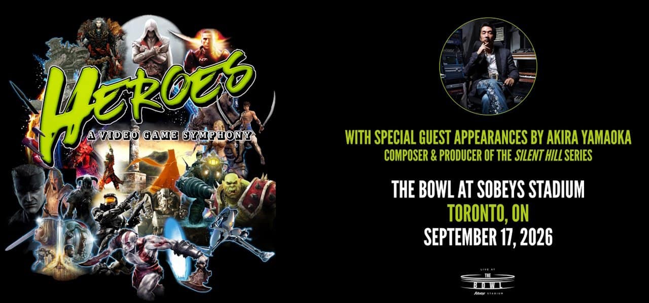 Akira Yamaoka Making Special Appearance at Toronto's Heroes A Video Game Symphony September 17 - Gamers Heroes
