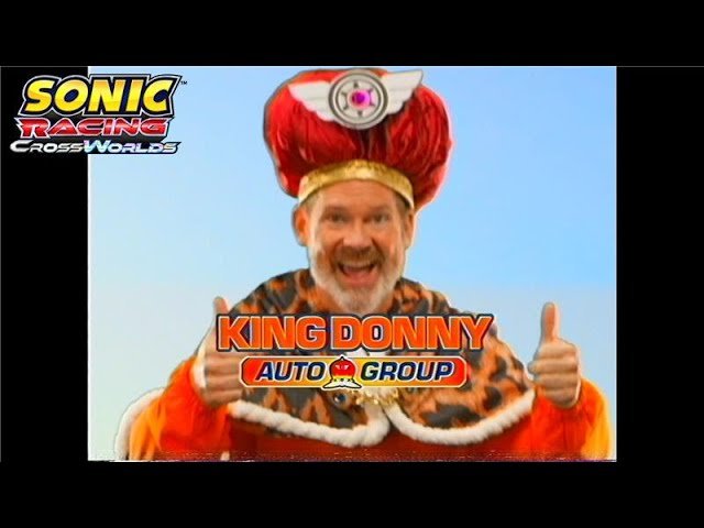 Sonic Racing CrossWorlds King Donny Auto Group Infomercial Released - Gamers Heroes