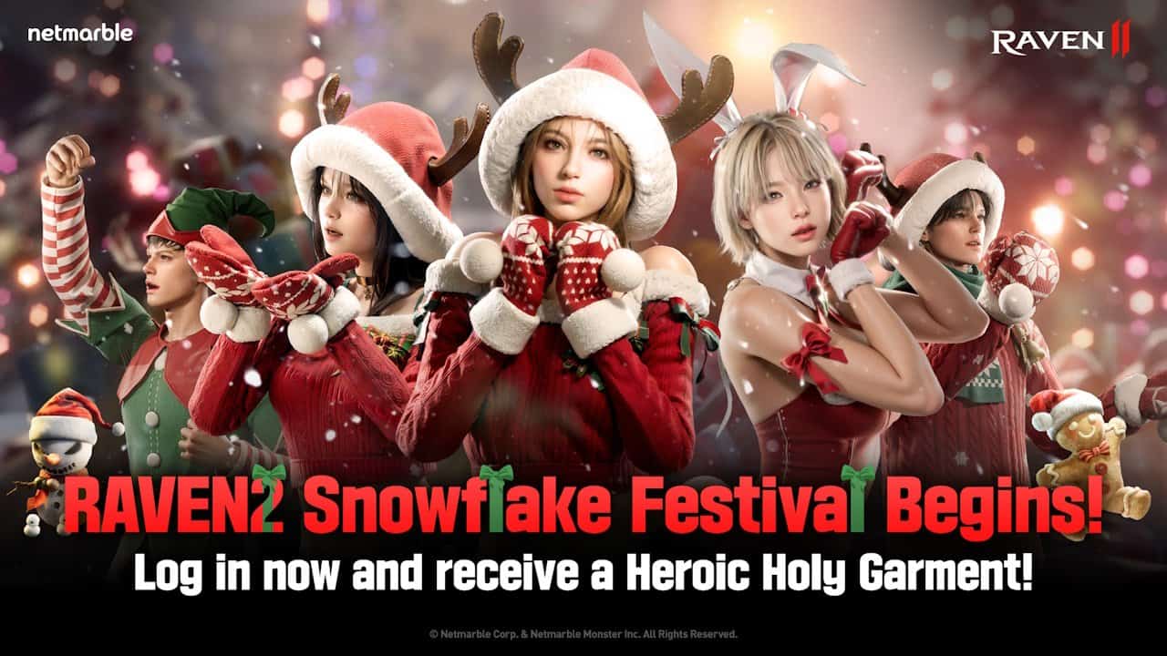 Fantasy MMORPG Raven2 Snowflake Festival Update Live - Gamers Heroes