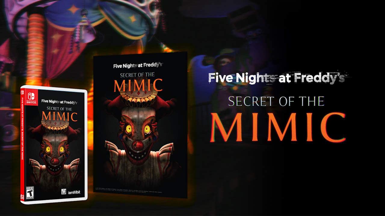 iam8bit Five Nights at Freddy’s Secret of the Mimic Nintendo Switch Physical Pre-Orders Live - Gamers Heroes