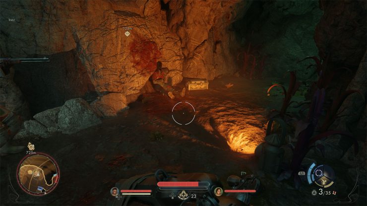 Showing players where the High Security Lockbox is within the den