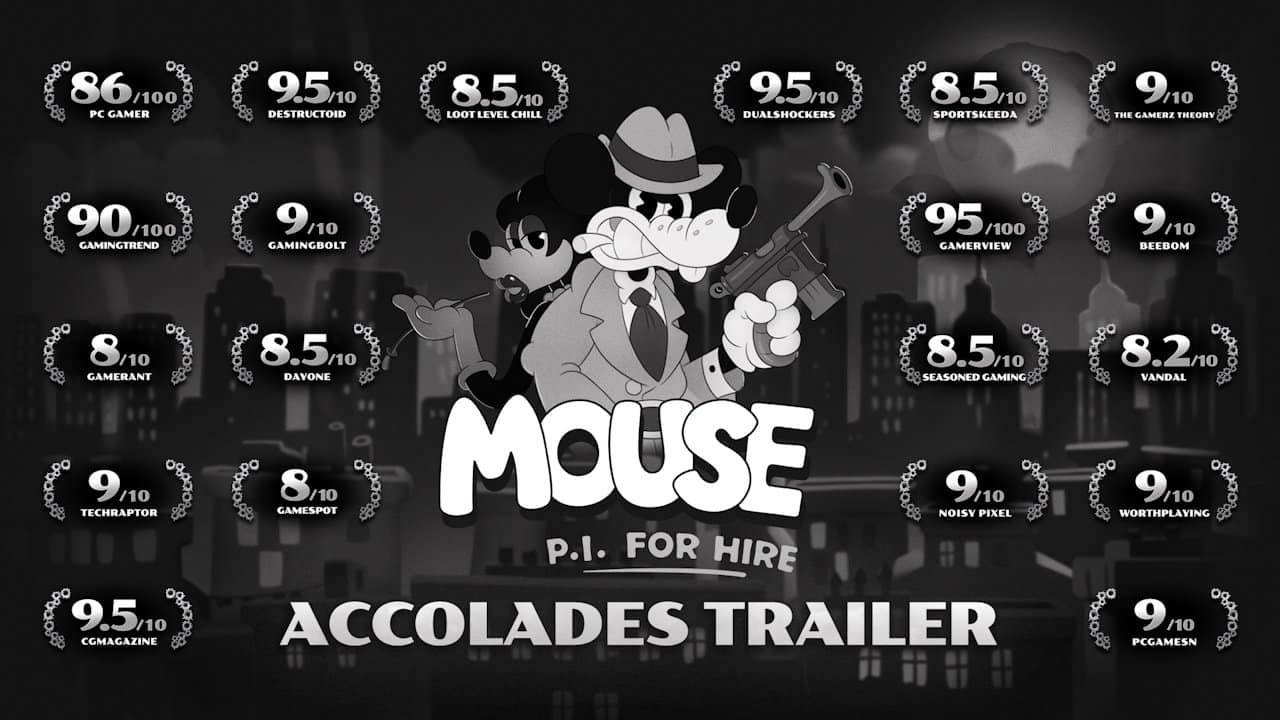 MOUSE P.I. For Hire Accolades Trailer Released - Gamers Heroes