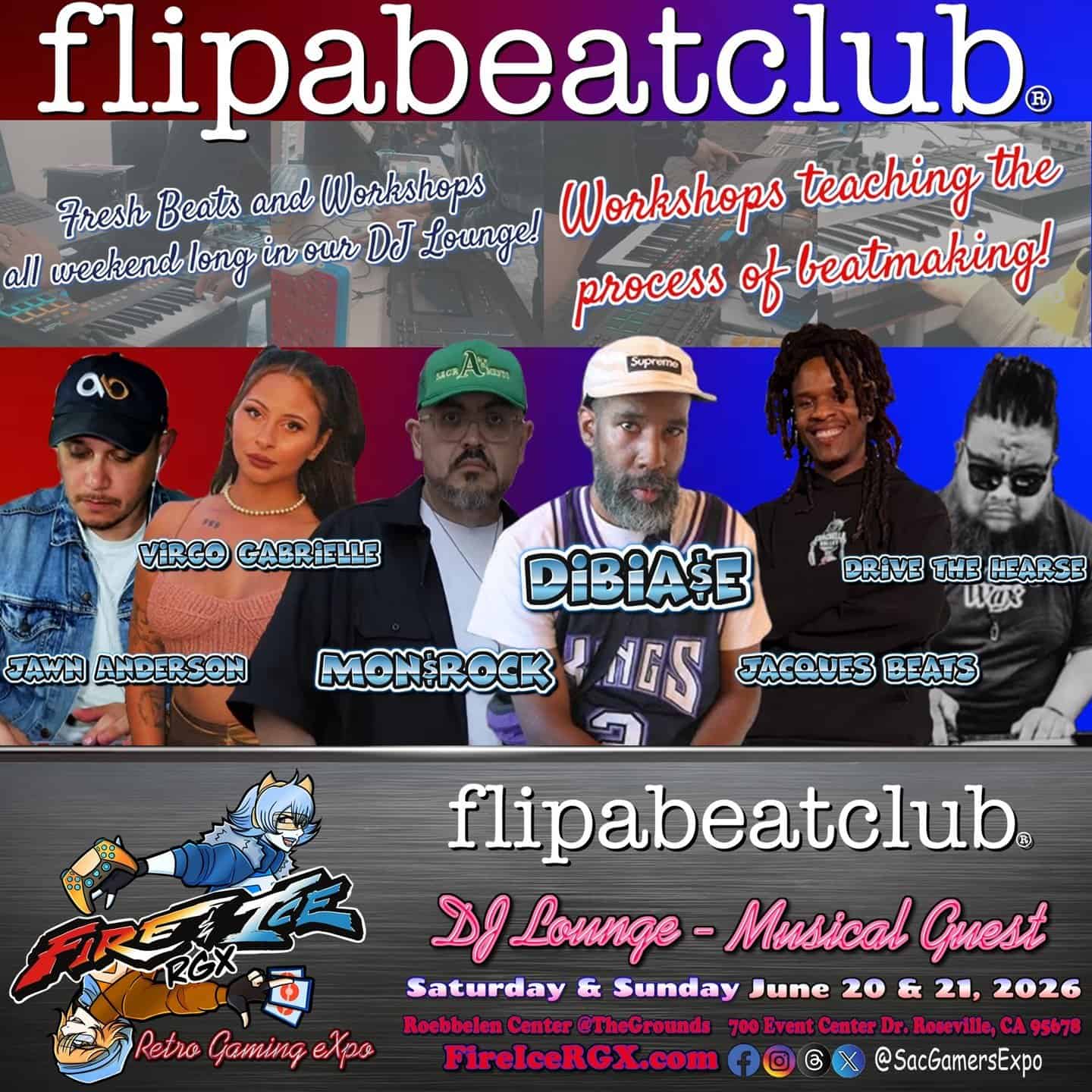 FlipaBeatClub (FABC) Fire & Ice RGX 2026 Guests of Honor - Gamers Heroes