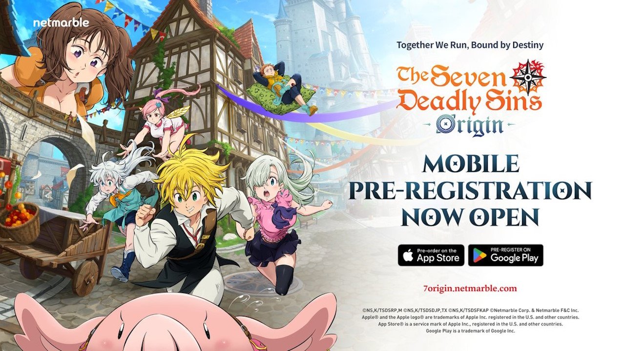 Open-World RPG The Seven Deadly Sins Origin Global Mobile Pre-Registration Live - Gamers Heroes