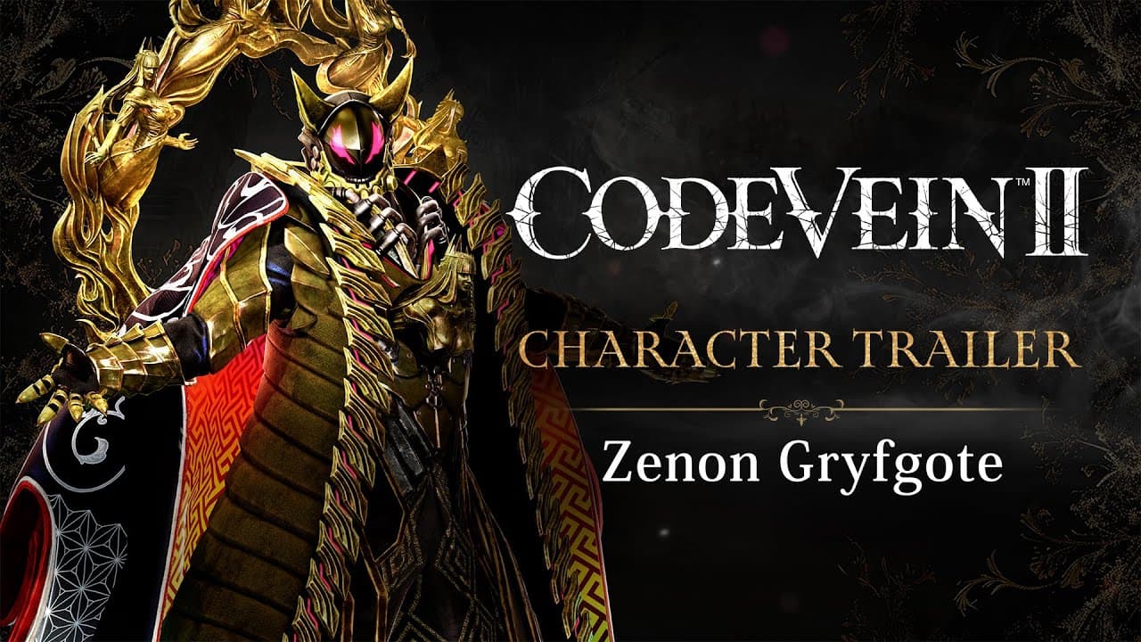 Code Vein II Zenon Gryfgote Character Trailer Released - Gamers Heroes