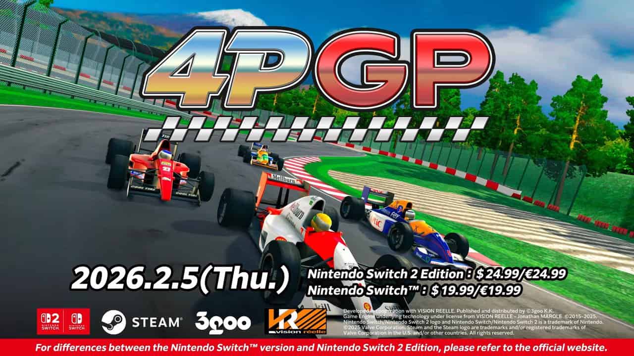 90s Arcade-Style Racer 4PGP Four-Player Grand Prix Gameplay Trailer Released - Gamers Heroes