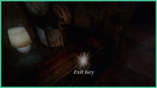 The doll head in the music box drops the Exit Key on the drawers in Dollhouse Bloodshed. The doll head in the music box drops the Exit Key on the drawers in Dollhouse Bloodshed.