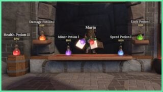 image shows the potions merchant