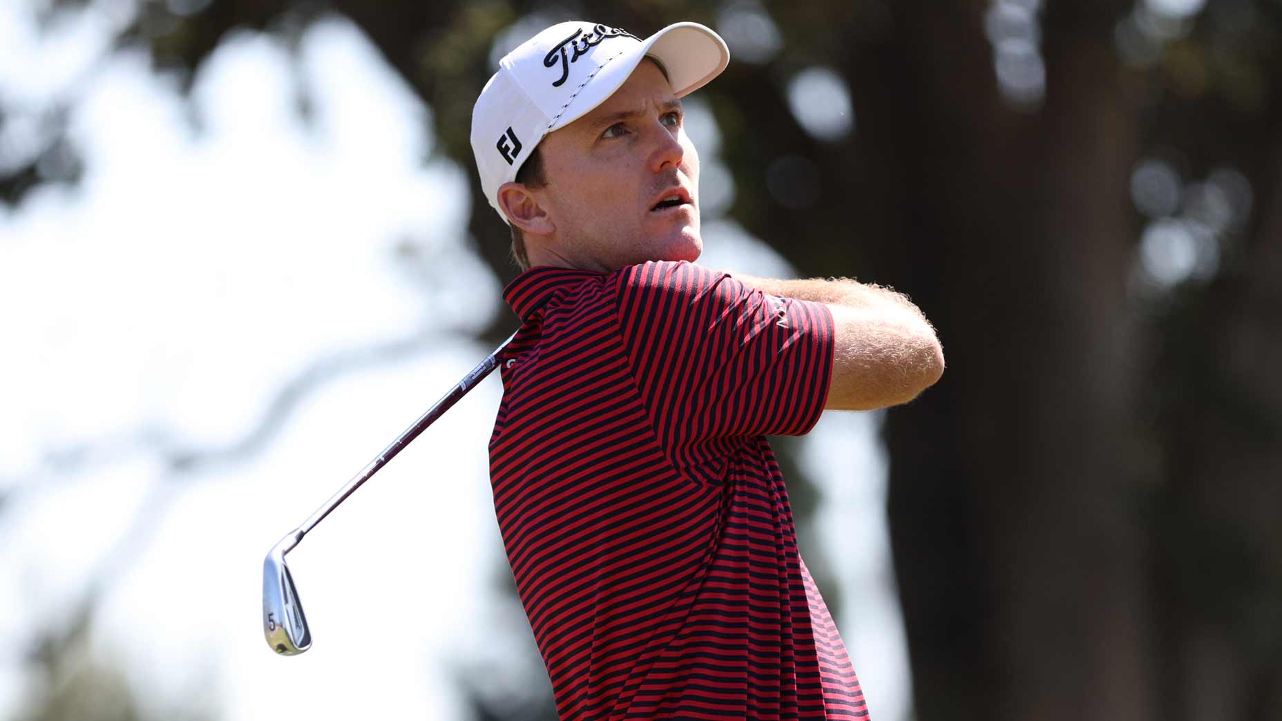 Russell Henley, who leads 2026 Sony Open odds, plays his shot from the second tee during the third round of the 2025 Procore Championship.