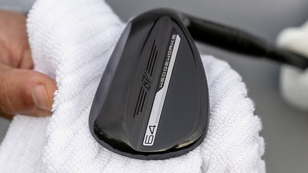 Vokey WedgeWorks 64T in hand