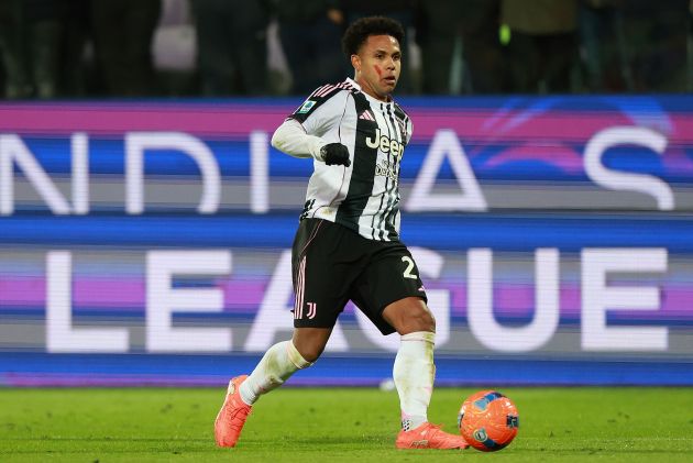 Weston McKennie in action for Juventus