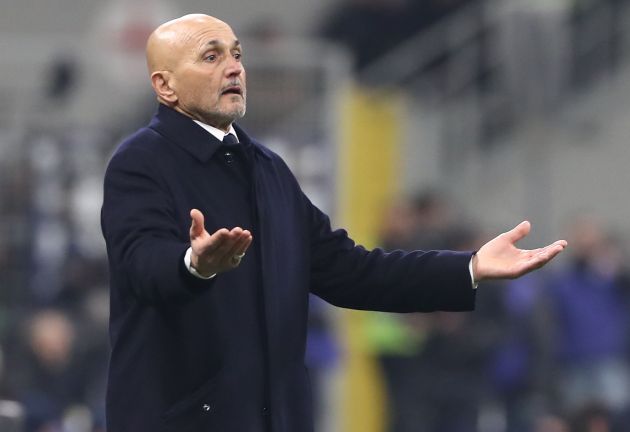 Luciano Spalletti on the sidelines