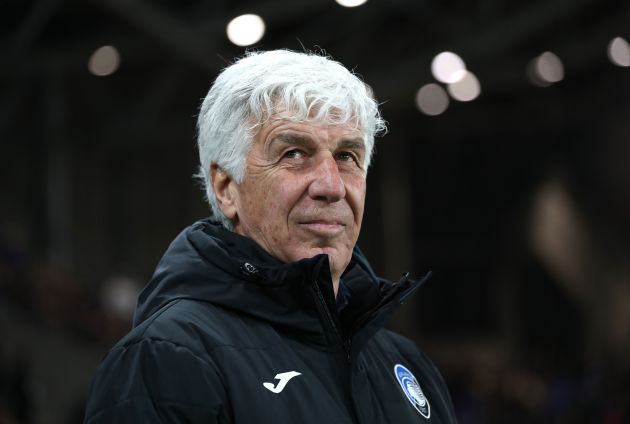 Gian Piero Gasperini looking on