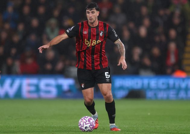 Marcos Senesi in action for Bournemouth