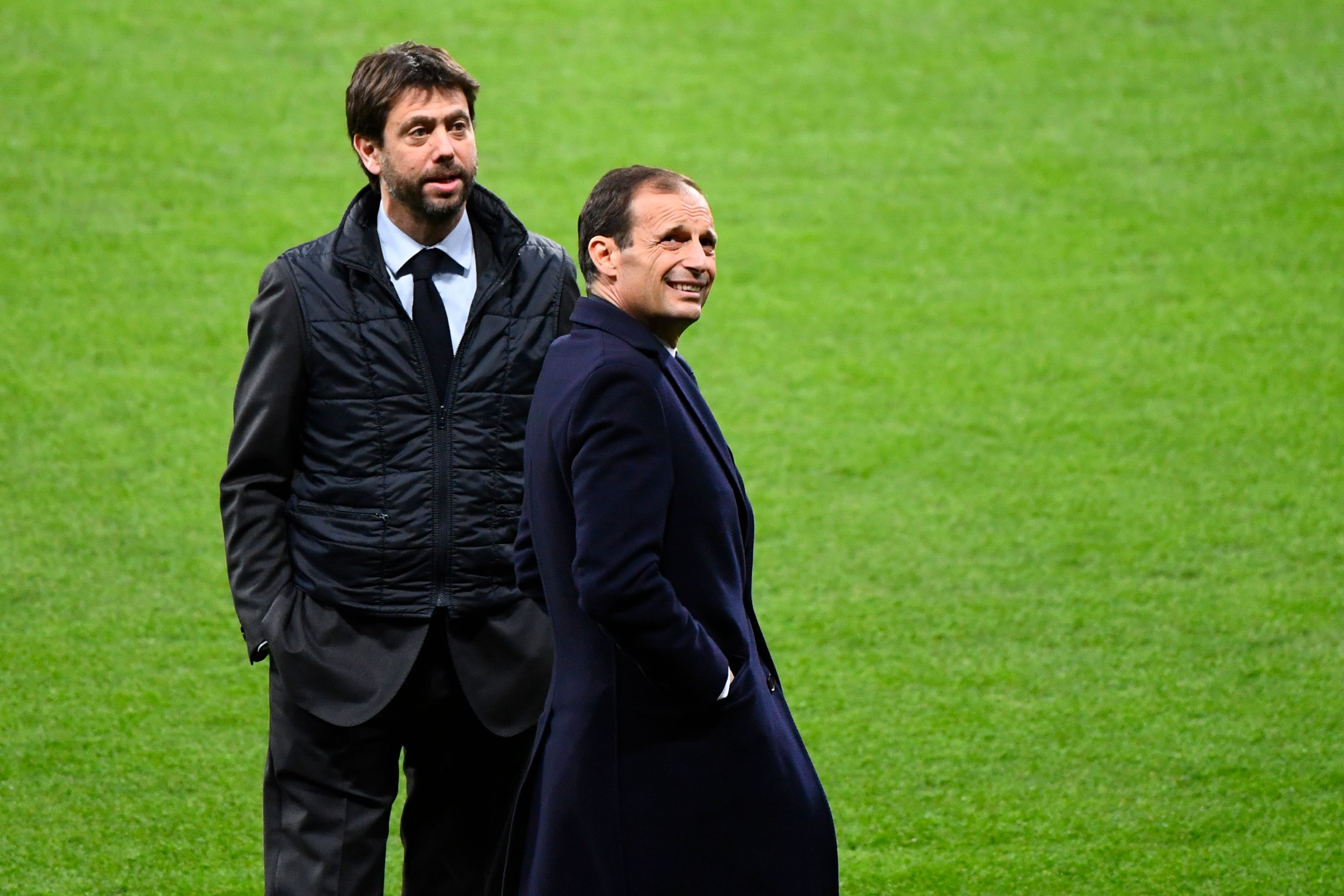 Andrea Agnelli and Max Allegri during their time together at Juventus