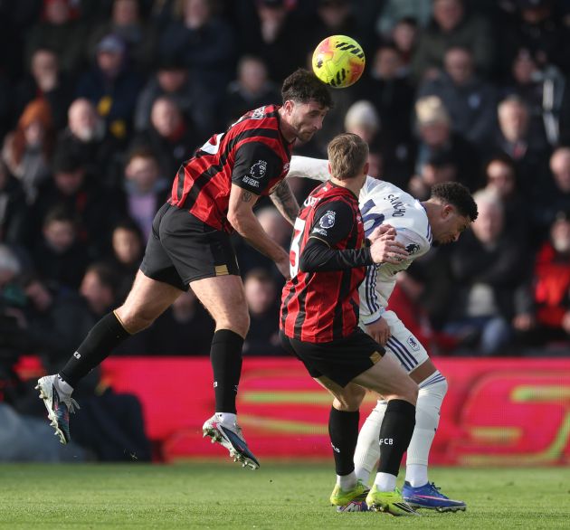 Marcos Senesi in action for Bournemouth