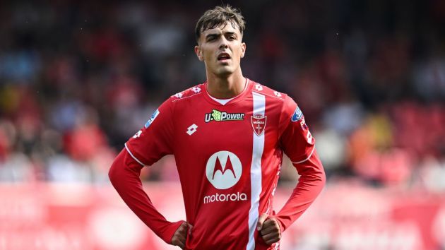 Daniel Maldini on the pitch for Monza