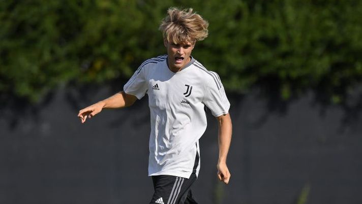 Gabriele Mulazzi in Juventus training