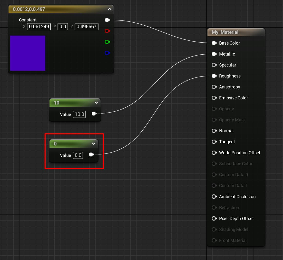 Materials Unreal - 16 - Making the material like a mirror