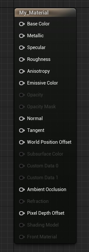 Materials Unreal - 3 - Material Node