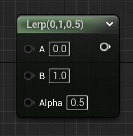 Materials Unreal - 45 - Lerp node