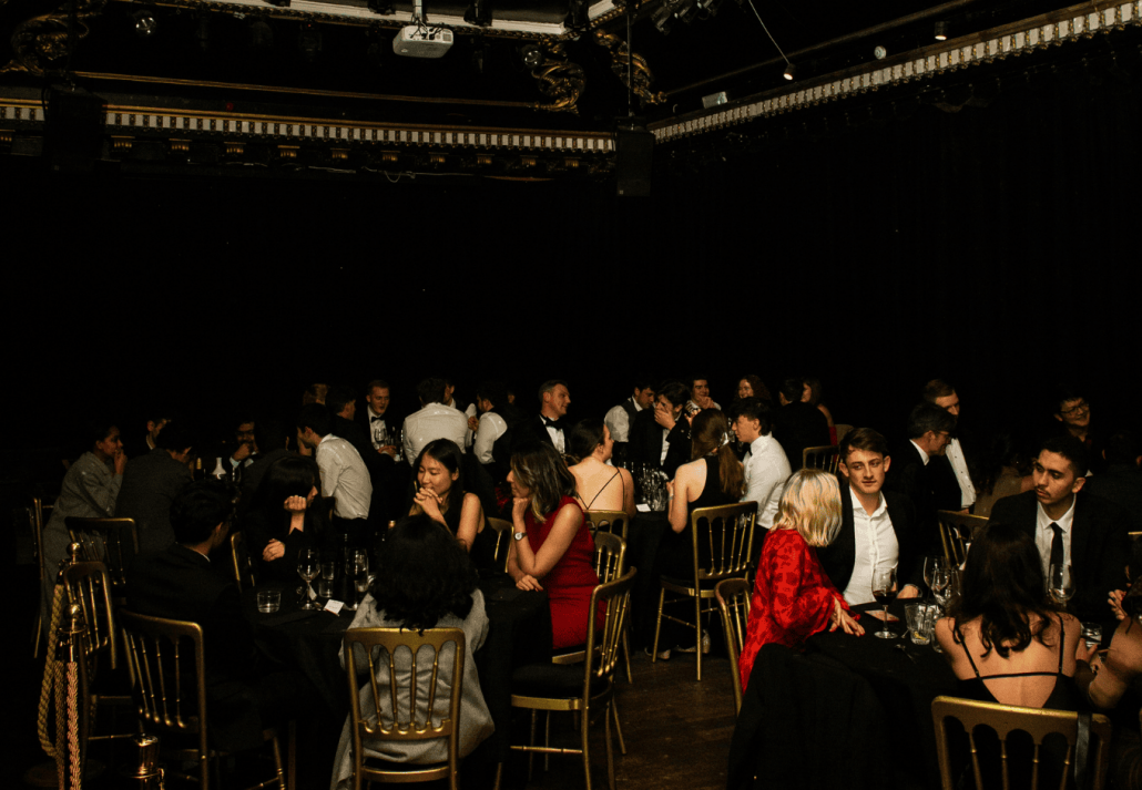 a grand ballroom dinner organized in Houston for NYE