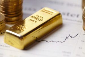The price of gold soared to an all-time high on Wednesday, breaching the $3,300 mark for the first time as growing global trade tensions sent investors scrambling for safe-haven assets.