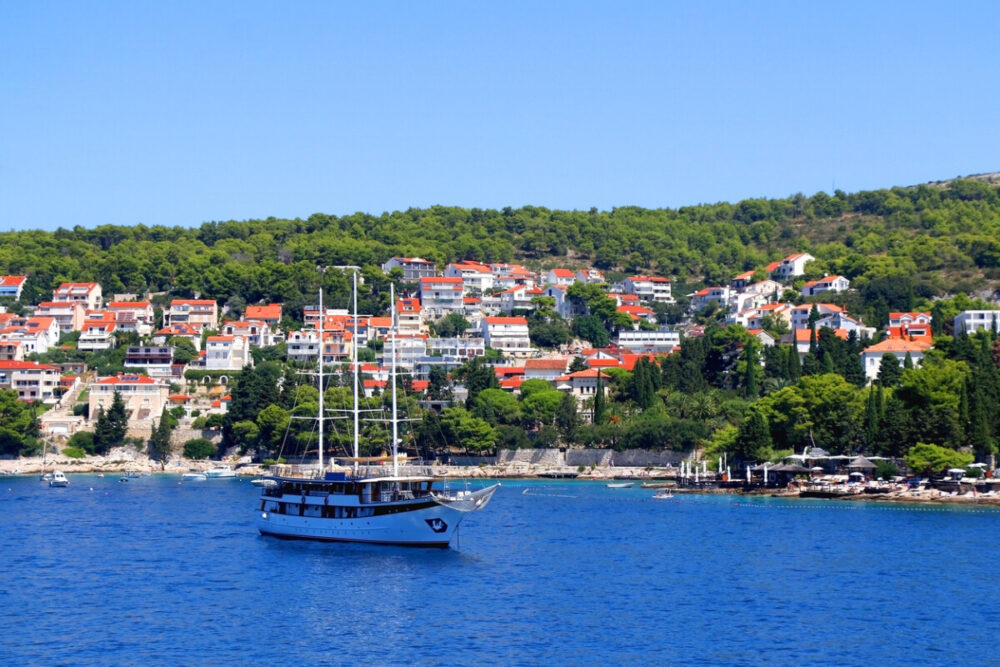 Hvar is an ideal location when small ship cruising in Croatia