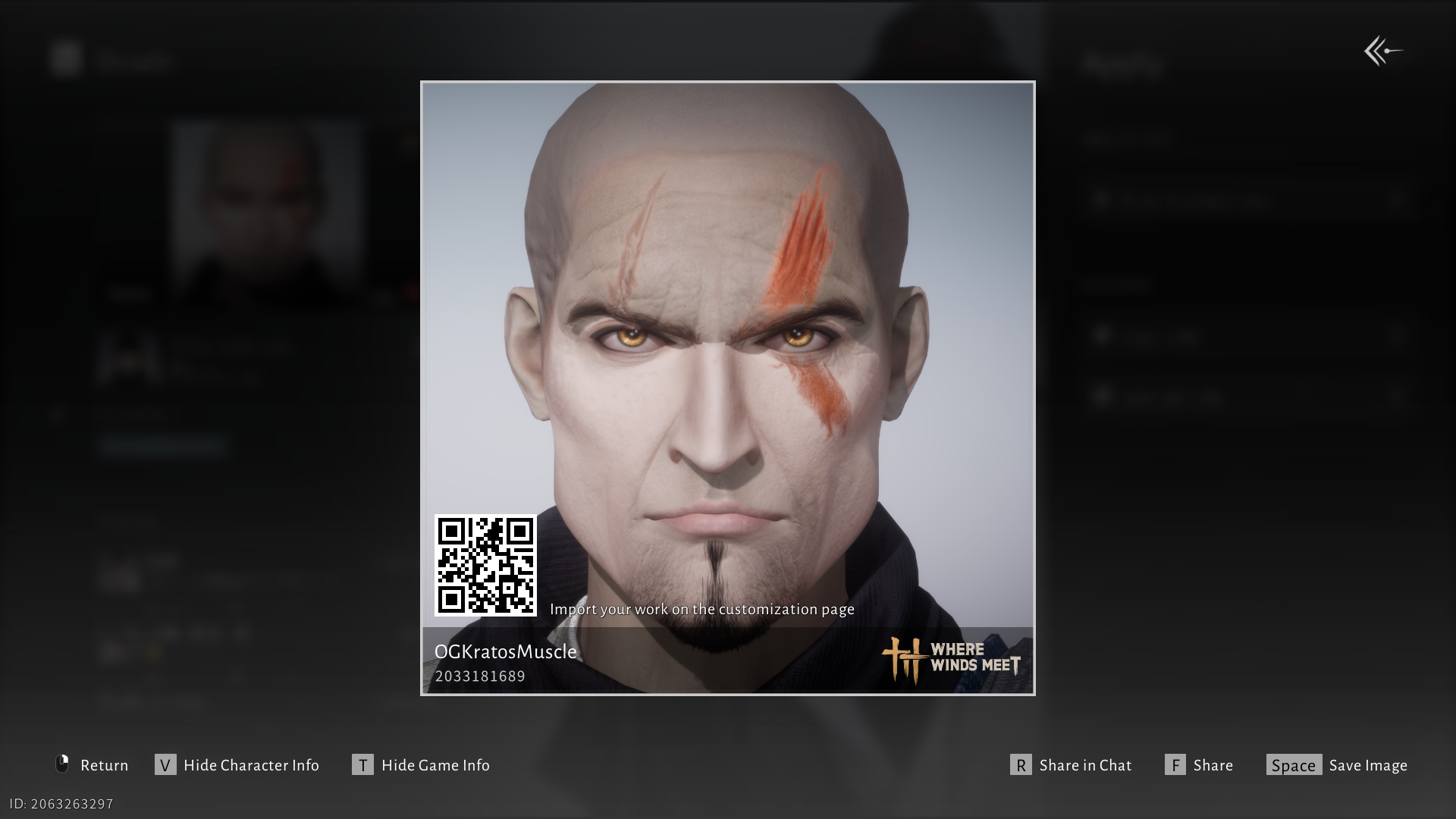 Where Winds Meet character customization codes