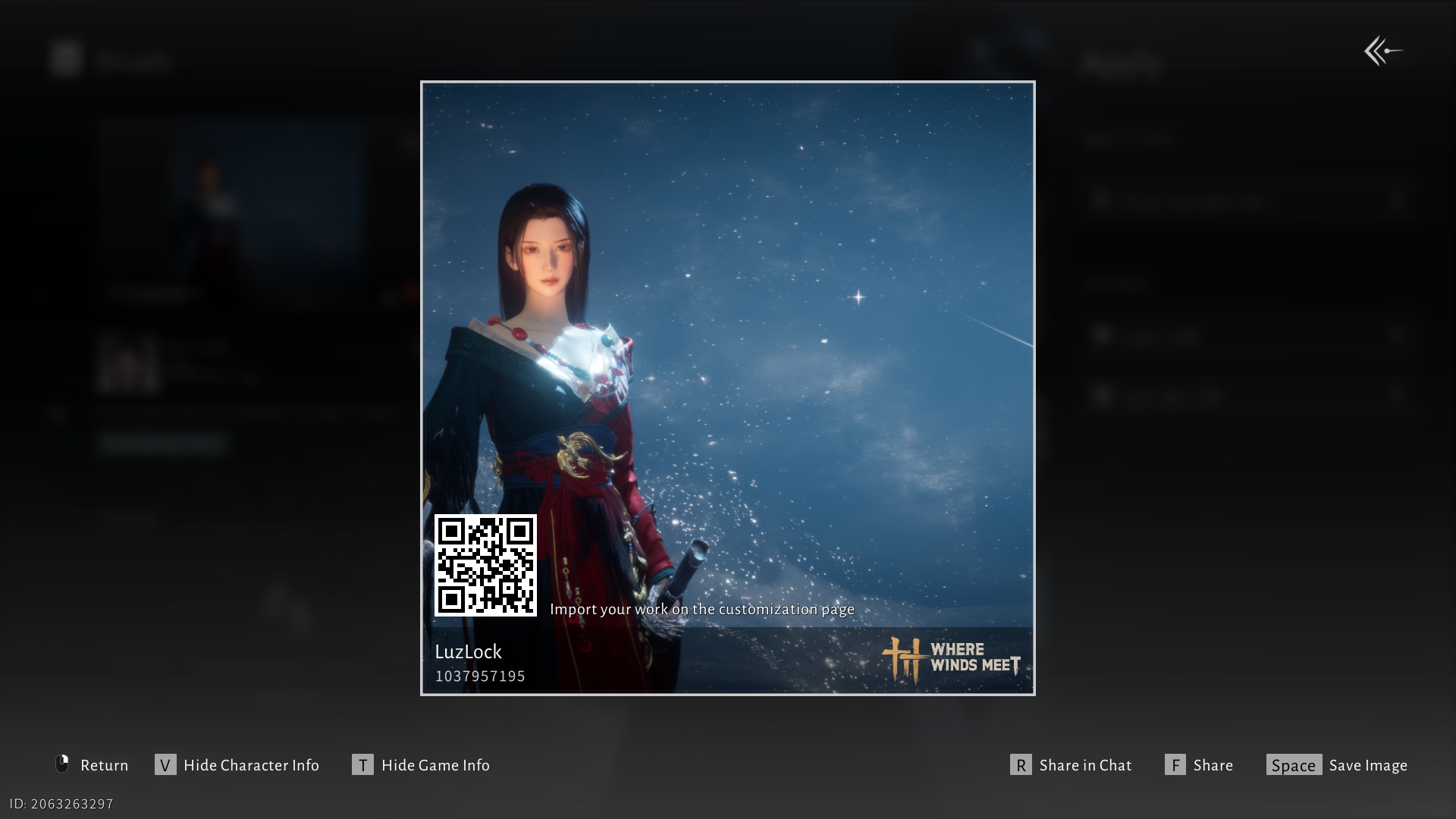 Where Winds Meet character customization codes