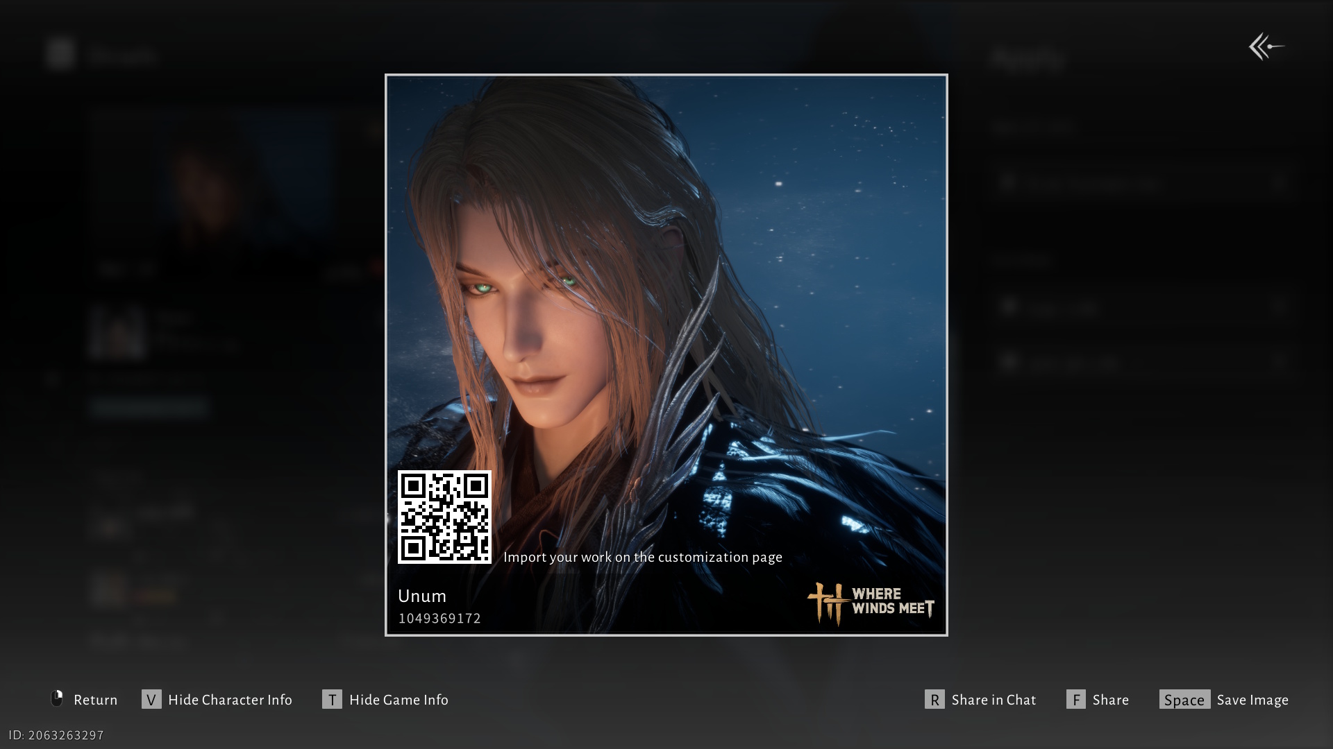 Where Winds Meet character customization codes