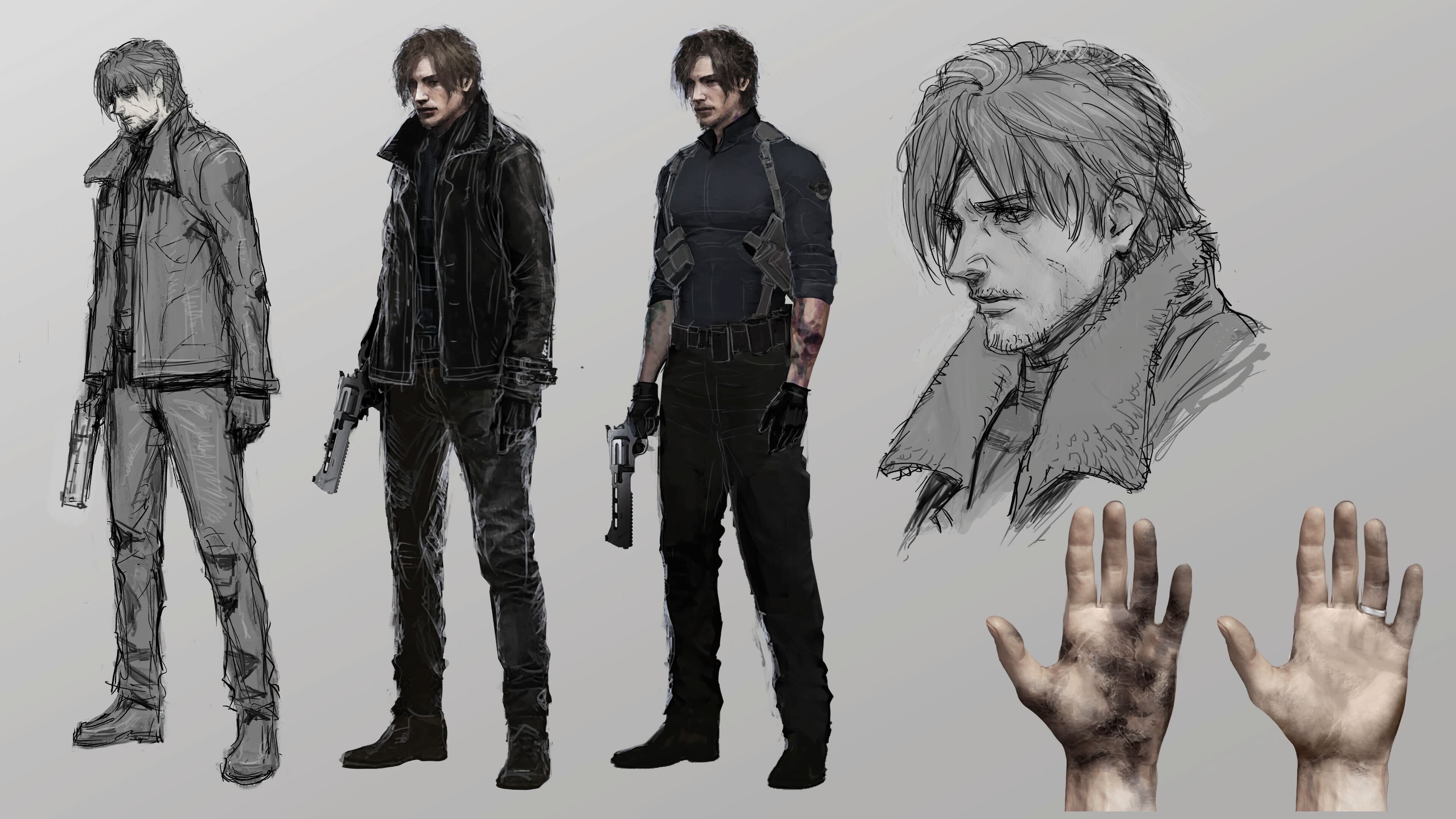 Leon Kennedy Requiem concept art