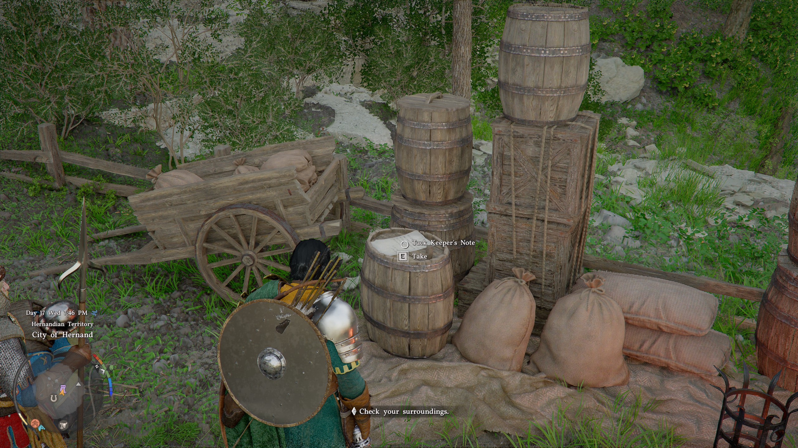 Crimson Desert Bruna's Request - Tack Keeper's note