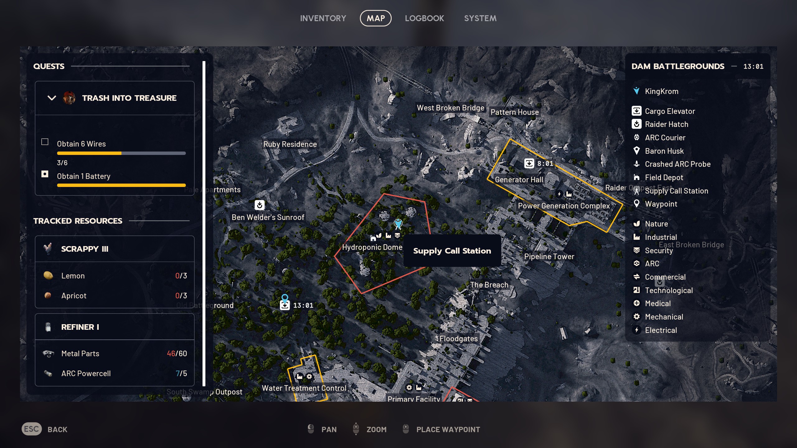 Arc Raider supply call station location