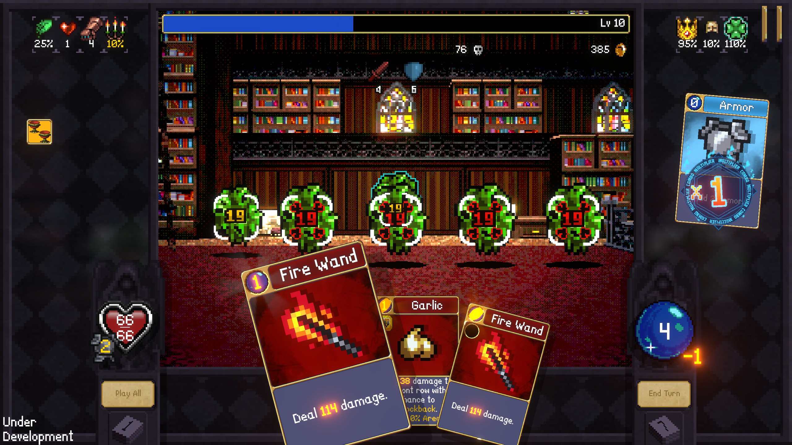 Vampire Crawlers deckbuilding dungeon crawler